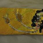Sequin & Bead Sash - Silver..